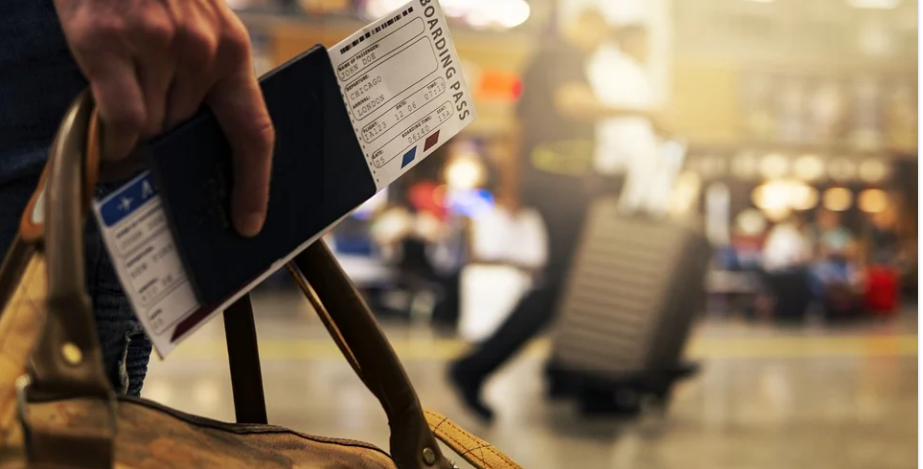 vacation boarding pass